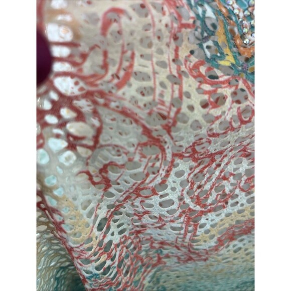 Reba Women's Spring Bloom Blouse Sequins Multicolor Size XL NEW - Picture 8 of 10